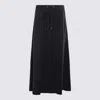 Herno Midi And Knee Length Skirt With Drawstring In Black