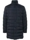 Herno Goose Down Coat In Blue