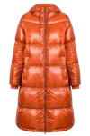 Herno Goose Down Down Jacket In Orange