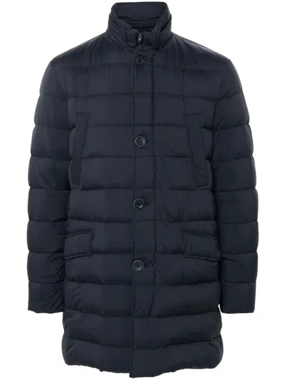Herno Goose Down Padded Down Coat In Blue
