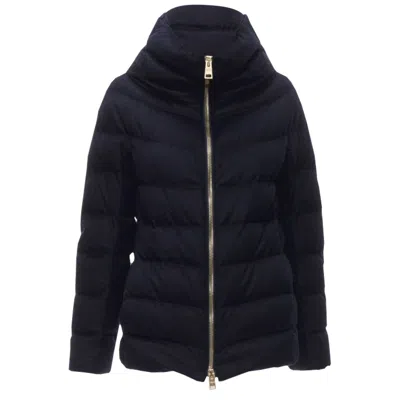 Herno Goose Down Water Repellent Puffer Jacket In Blue