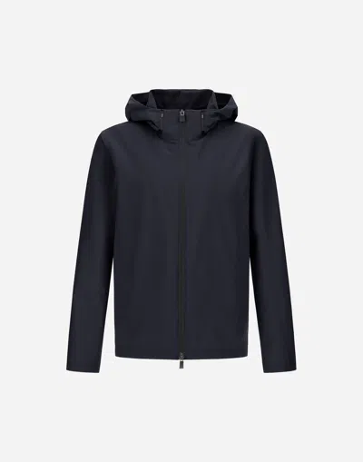 Herno Gore-tex Paclite Jacket In Blue