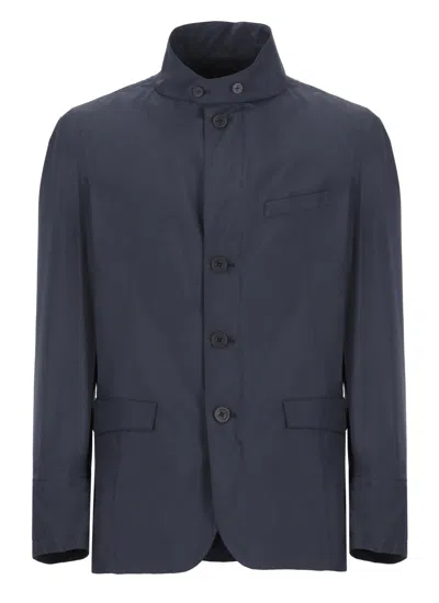 Herno Gore-tex Raincoat In Blue