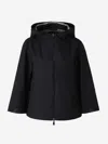 Herno Goretex New Paclite Zipper Cape Clothing In Black