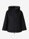 Herno Gore-tex Windbreaker Coat In Black