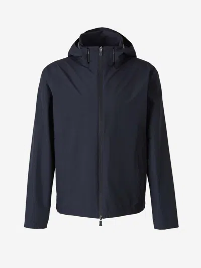 Herno Gore-tex Windbreaker Jacket In Midnight Blue