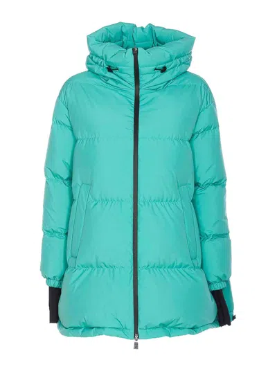 Herno Gore-tex Windstopper Laminar Down Jacket In Green