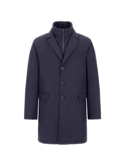 Herno Gore-tex Layer-removable Bib Coat In Blue