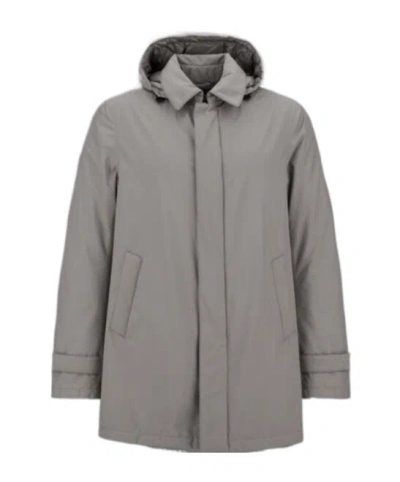 HERNO HERNO GORTEX LONG-SLEEVED HOODED JACKET