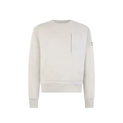 Herno Gray Cotton Sweatshirt In White
