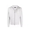 Herno Gray Cotton Sweatshirt In White