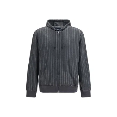 Herno Gray Cotton Sweatshirt