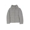 Herno Quilted Knit Bomber Jacket Women In Gray