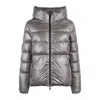 Herno Laminar Down Jacket In Glazed Ripstop 2l Clothing In Gray