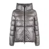 Herno Laminar Down Jacket In Glazed Ripstop 2l Clothing In Gray