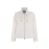 Herno Gray Polyamide Full-length Jacket In Multi
