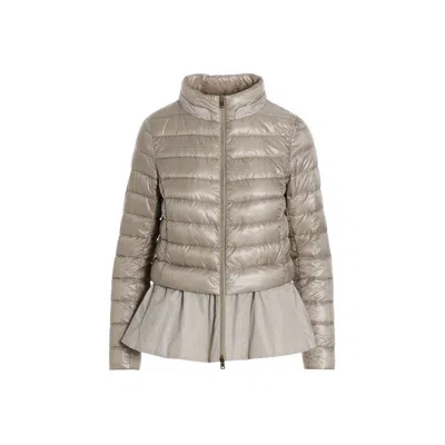 HERNO HERNO GRAY POLYAMIDE SHELL WOMEN'S JACKET