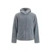 Herno Gray Polyester Full-length Jacket In Gray
