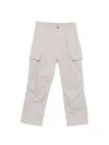 Herno Gray Polyester Man Pants In Multi