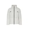 Herno Gray Polyester Coat In White