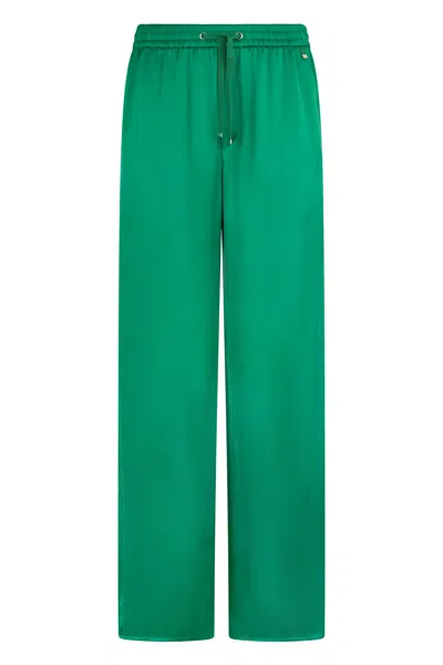 Herno Green Pants With A Comfortable And Versatile Design