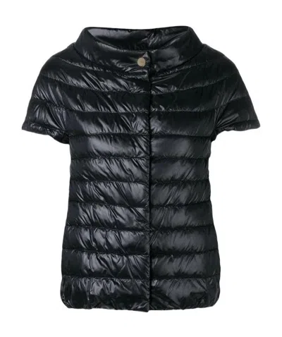 HERNO HERNO GRETA SHORT-SLEEVE PUFFER JACKET