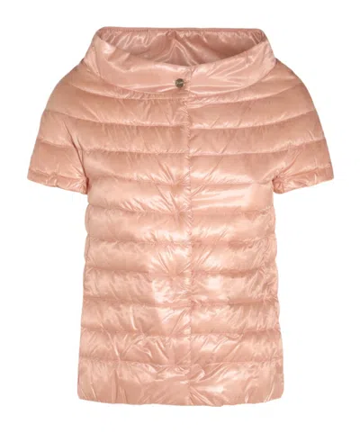 HERNO HERNO GRETA SHORT-SLEEVED PUFFER JACKET