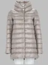 Herno Quilted Down-filled Down Coat In Gray