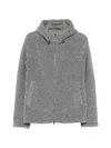 Herno Gray Polyester Full-length Jacket In Gray