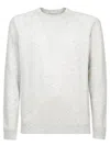 Herno Grey Cashmere Sweater In Grey