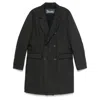 Herno Virgin Wool Coat In Black