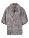 Herno Short-sleeved Jacket In Grey