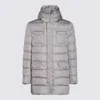 Herno Grey Down Jacket In Grey