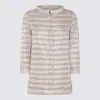Herno Quilted Down Jacket In Grey