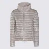 HERNO HERNO GREY DOWN JACKET