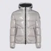 Herno Patent Hooded Puffer Jacket In Grey
