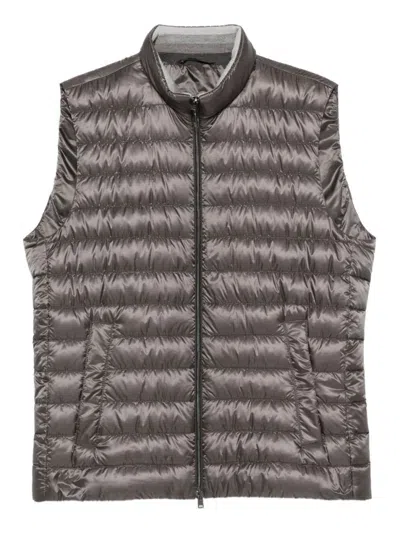 HERNO GREY NYLON VEST