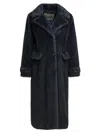 Herno Grey Padded Long Coat In Gray