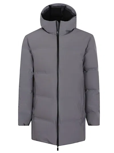 Herno Grey Padded Parka In Gray