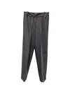 Herno Grey Polyester Viscose Elastan Pants In Multi