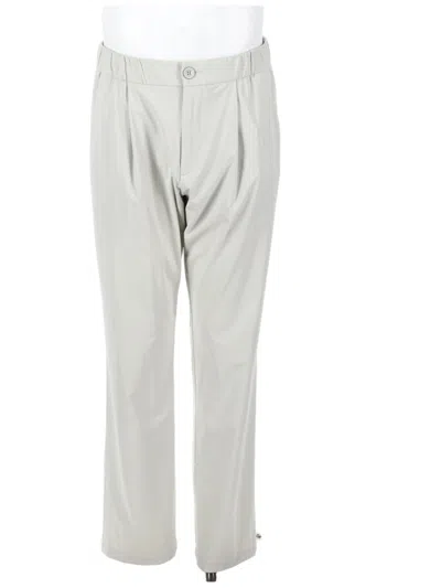 Herno Grey Relaxed Tapered Straight-leg Pants In Multi