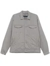 Herno Grey Shirt With Functional Pockets In Gray