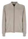 Herno Grey Suede Effect Jacket