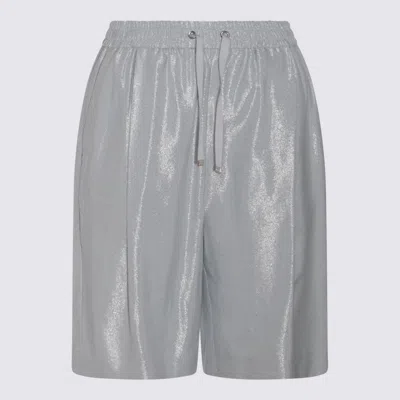 Herno Grey Viscose Shorts