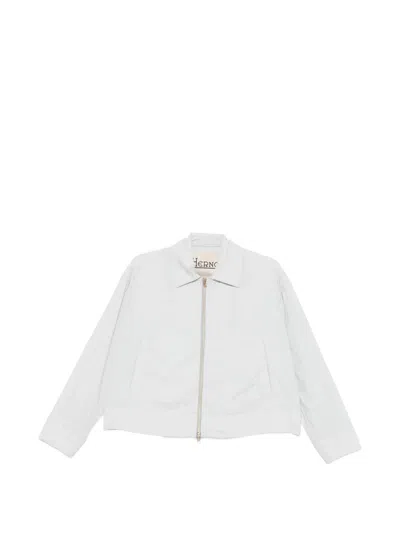 Herno Grigio Per Polyamide Shirt Jacket In White