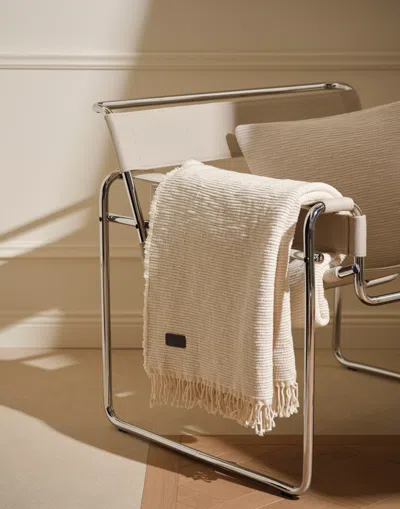 Herno Habita Bouclé Blanket In Brown