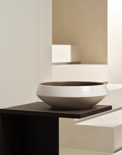 Herno Habita Versatile Ceramic Bowl In Brown