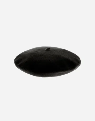 Herno Hat In Pure Wool In Black