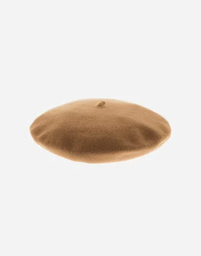 Herno Hat In Pure Wool In Brown