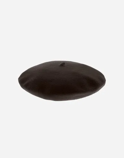 Herno Hat In Pure Wool In Black